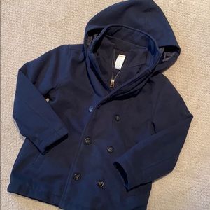 Kids Navy Pea Coat - NWOT